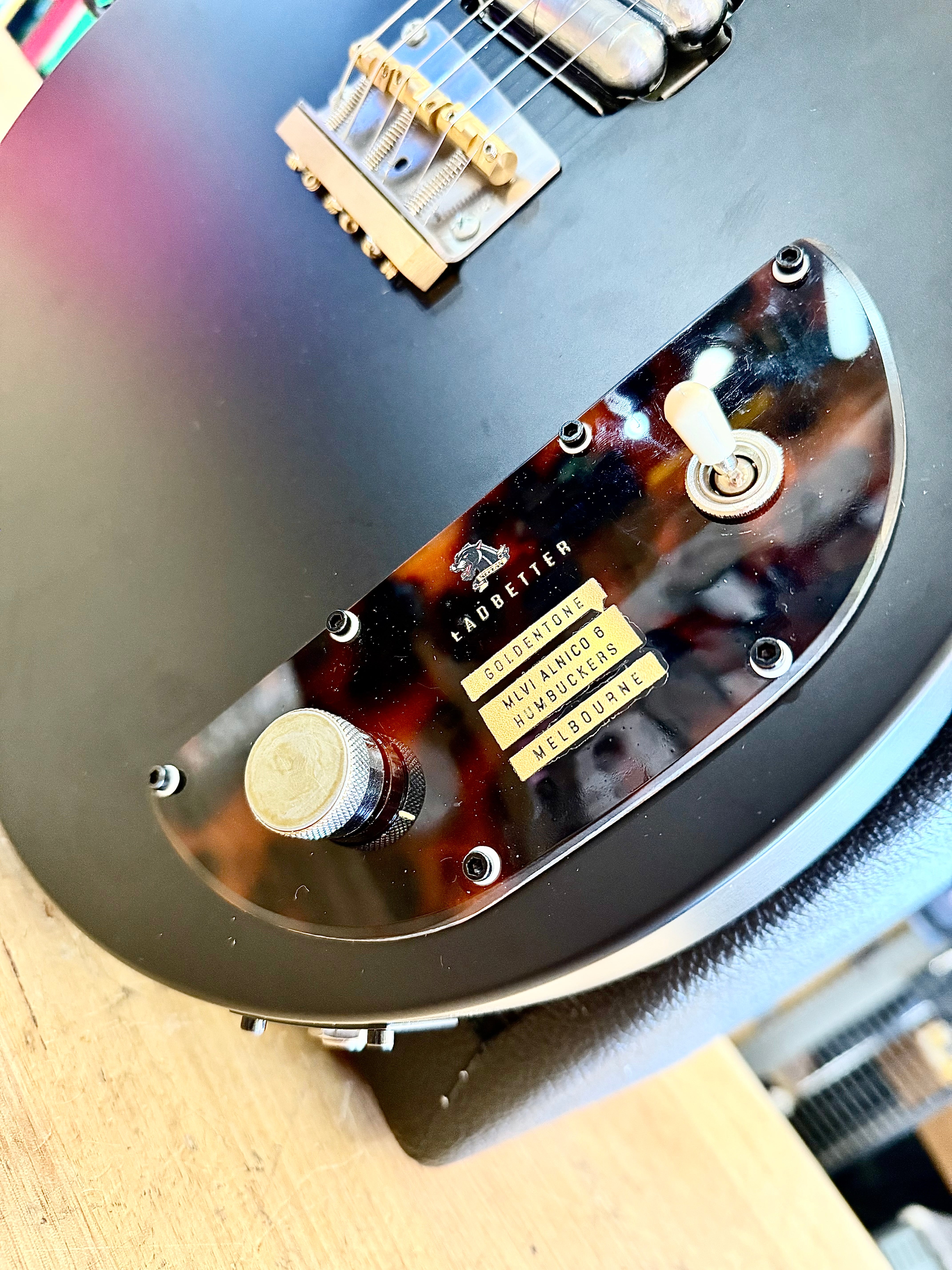 Leadbetter | GT | Battle Relic Black | Electric Guitar | SOLD Leadbetter | GT | Battle Relic Black | Electric Guitar | SOLD